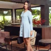 DSC03928-1000x1500 Skyline Button-Front Dress