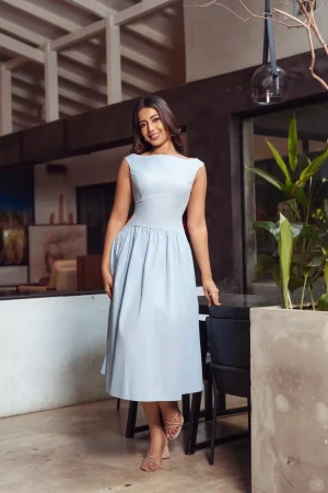 DSC03969-1000x1500 Powder Blue Midi Dress